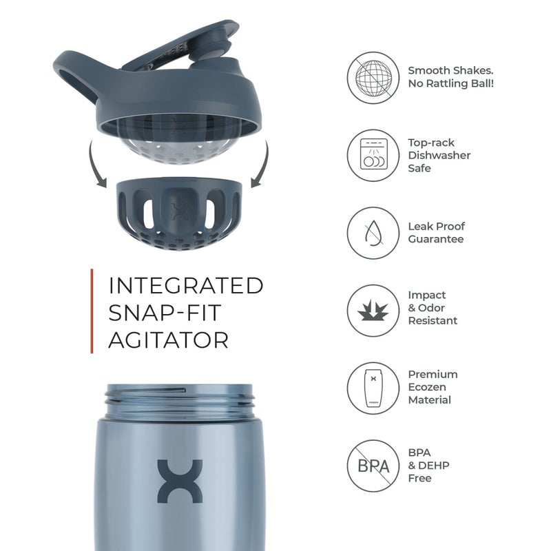 Promixx PURSUIT Protein Shaker Bottle – Premium Sports Bottles for Protein Mixes and Supplement Shakes – Easy Clean, Durable Protein Shaker Cup - Image 4