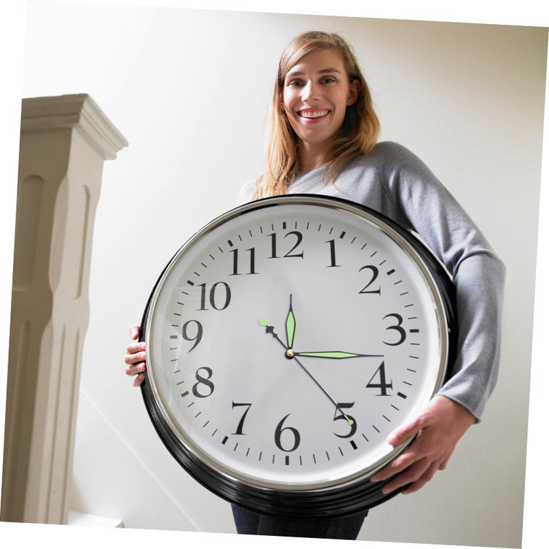 طقم استبدال عقارب الساعة المضيئة 10 مجموعات أجزاء إصلاح ساعة الحائط DIY - Image 4
