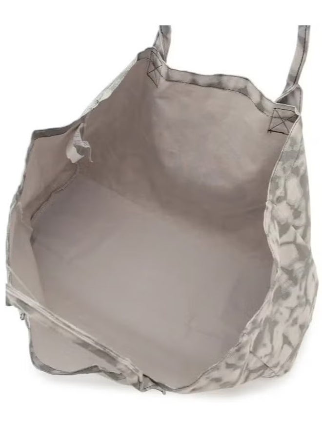 Alo Yoga Canvas Tote Bag, Iconic Shopper Tote, Large-capacity Shopping Bag - Gray - Image 5