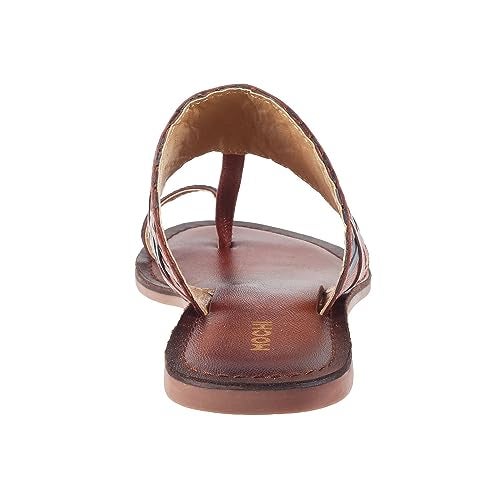 Mochi Women Maroon Kolhapuri Leather Chappal UK/5 EU/38 (32-555) - Image 4