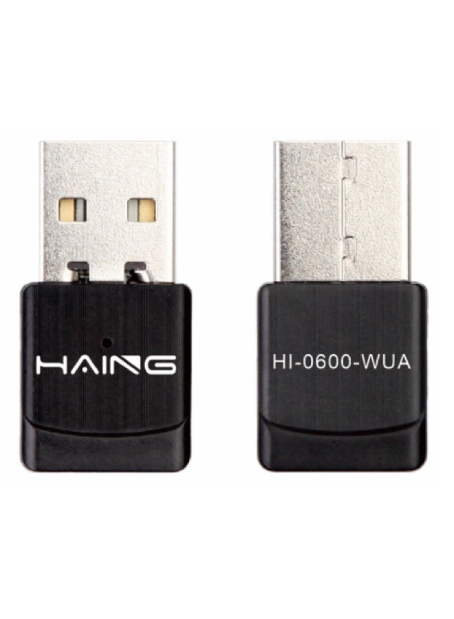 Haing USB WiFi Bluetooth Adapter, External Dual-Band 2.4/5GHz Wireless Network Receiver with Speed ​​up to 600Mbps, Mini WiFi Dongle for PC/Laptop/Desktop - Image 3