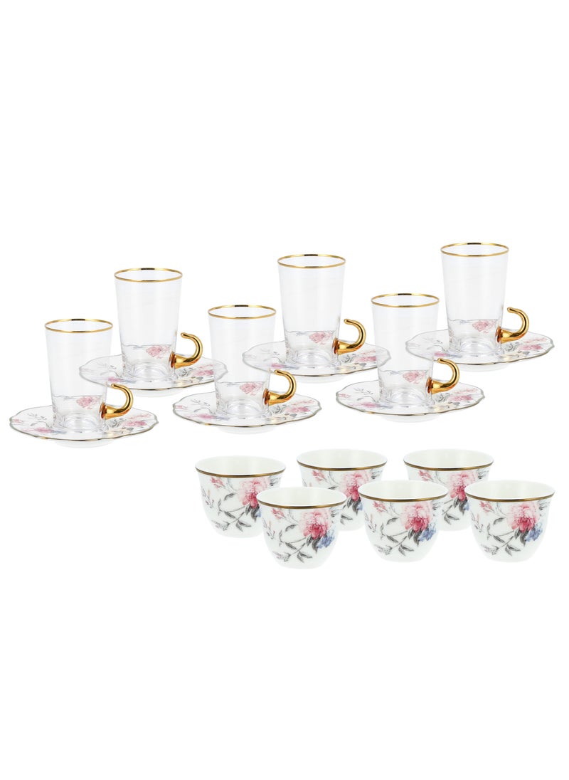 Arabic Tea and Coffee set 18pc Glass & porcelain - pzsku/Z62DCDB3B1012BE022516Z/45/_/1687445034/e2b8218e-2919-4fd3-96a6-ed779e17224c