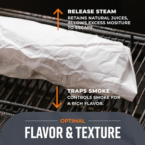 Bryco Goods White Kraft Butcher Paper Roll - 18" x 1200” (100 ft) - Uncoated, Unwaxed, Food-Grade Paper for Smoker, Grilling, BBQ, Wrapping & Smoking Meat, Packaging, and Sublimation - Image 3