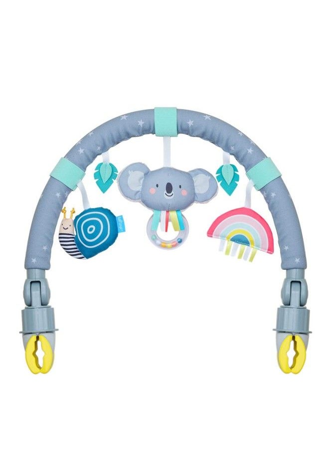 Taf Toys - Baby Pram Stroller & Car Seat Arch ; Baby Crib Mobile Foldable Travel Car Seat Toy Activity Arch With Fascinating Toys For Bouncers Pram Newborn Sensory Toy 024 Months Infant Boys Girls Sleep - Image 1
