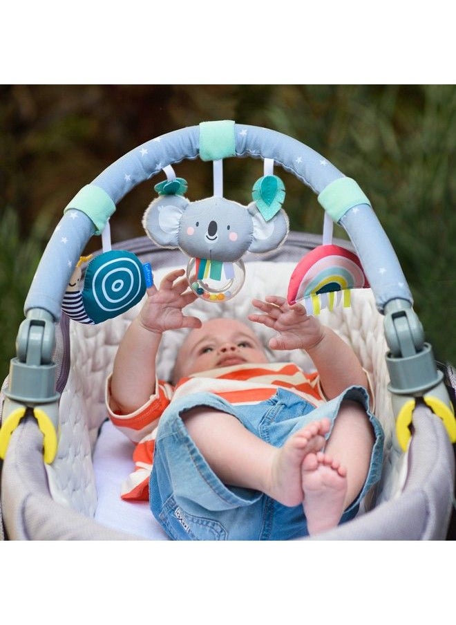 Taf Toys - Baby Pram Stroller & Car Seat Arch ; Baby Crib Mobile Foldable Travel Car Seat Toy Activity Arch With Fascinating Toys For Bouncers Pram Newborn Sensory Toy 024 Months Infant Boys Girls Sleep - Image 1