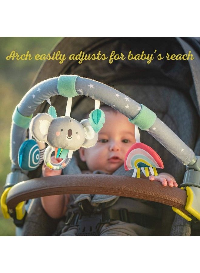 Taf Toys - Baby Pram Stroller & Car Seat Arch ; Baby Crib Mobile Foldable Travel Car Seat Toy Activity Arch With Fascinating Toys For Bouncers Pram Newborn Sensory Toy 024 Months Infant Boys Girls Sleep - Image 1