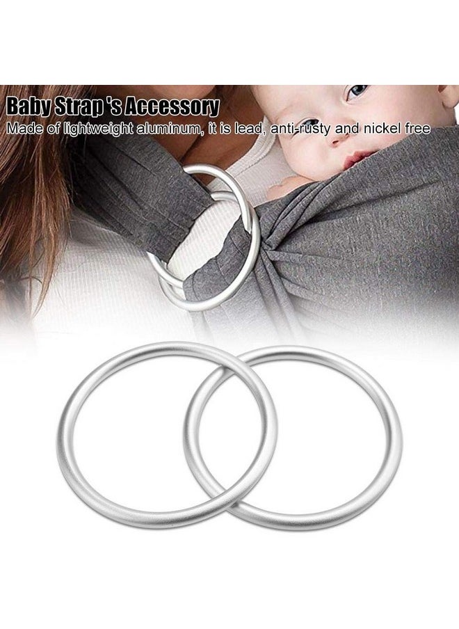 Garosa Baby Infant Sling Ring Aluminium Wrap Rings Carrier Ring Accessory For Newborn Kids Large Size Baby Sling Rings For Baby Carriers & Slings  - Image 4
