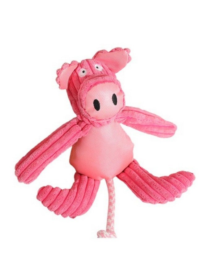 Emily Pets Dog Squeaky Toys Super Soft Plush Dog Toys For Puppy Durable Dog Chew Toys For Small To Medium Dogs (Pink) - Image 1