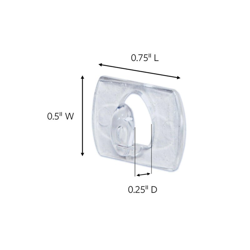 Command 17026CLR-ES Decorating Clips, Clear, 20-Clips (2 Pack) - Image 3