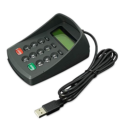 XCRFID USB 15 Keys Keypad Numeric Keyboard Numpad for Bank,Telecom, Mobile Unicom Business Hall Counter, Financial POS Payment System Digital Keyboard (YD541-Plaintext No Sound) - Image 3