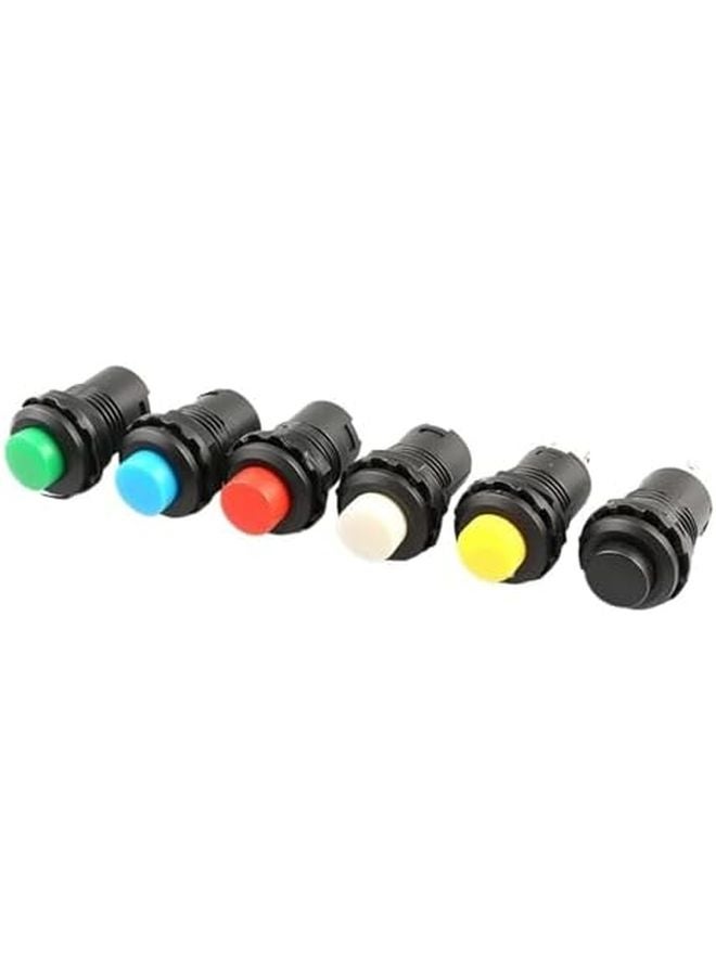 5 قطع مفتش ضغط زر إعادة ضبط ذاتي القفل دائري 12 مم مع كابل 20 سم DS 428 427 - Image 3