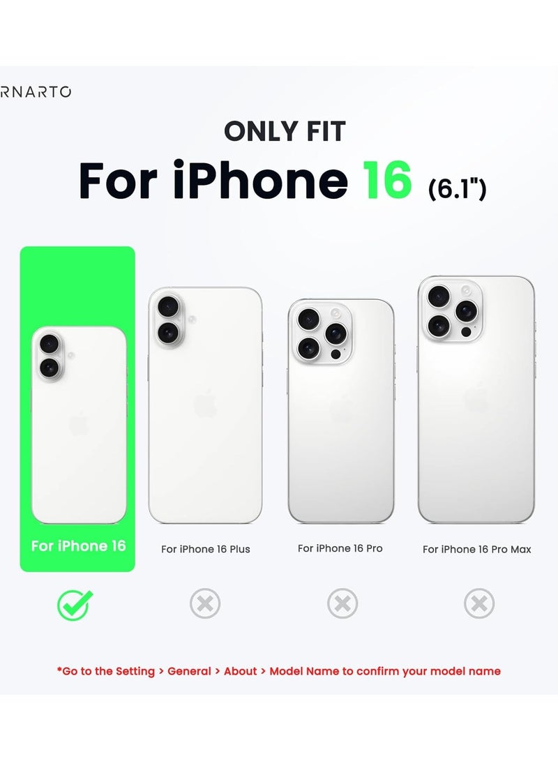 Delivus Iphone 16, Blue Silicone Case - Silky Soft Touch with Grade Drop Protection - Anti-Scratch Microfiber Lining - Shockproof Protective Phone Case Slim Thin Cover - Image 5