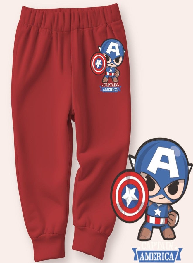 minicult Cotton Kids Pajama Pants with Cute Prints(Avenger)(Pack of 3)(3-6 Months) - Image 3