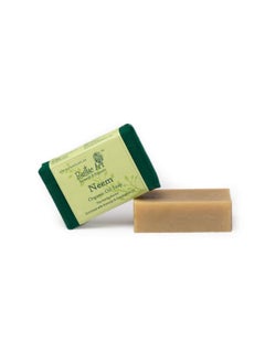 Rustic Art Organic Neem Basil Soap | For Body Acne, Back Acne, Daily Use | For Women & Men | 100G (Pack Of 2)  - Image 2