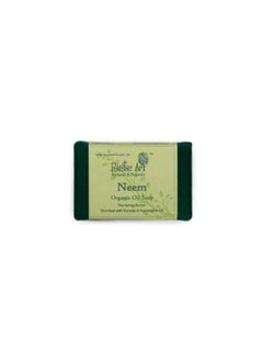 Rustic Art Organic Neem Basil Soap | For Body Acne, Back Acne, Daily Use | For Women & Men | 100G (Pack Of 2)  - Image 5