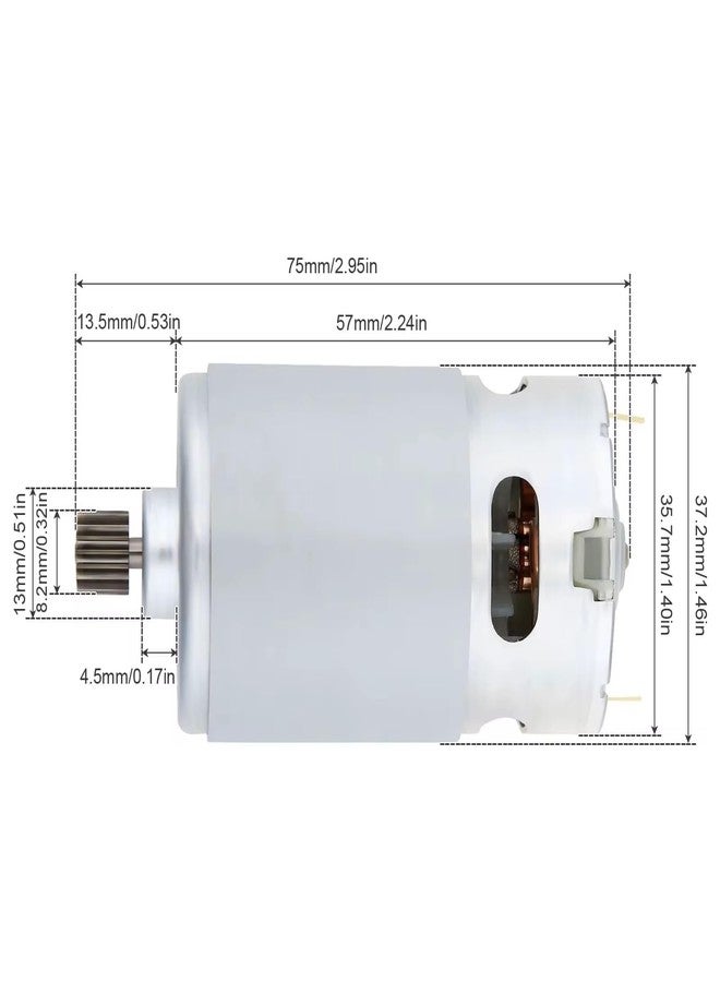 KING-PRO DC 12V Motor 12 teeth Replacement for 12V Cordless Drilling Machines - Image 5