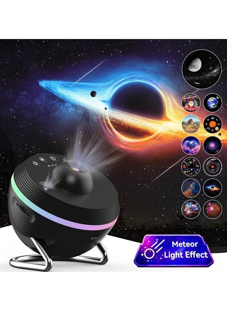 Generic - Sky Galaxy Projector, Shooting Star Projector for Bedroom, Earth Globe Galaxy Projector Lamp, 13 in 1 Globe Milky Way Projector, Galaxy Projector for Bedroom, 360° Rotating - Image 1
