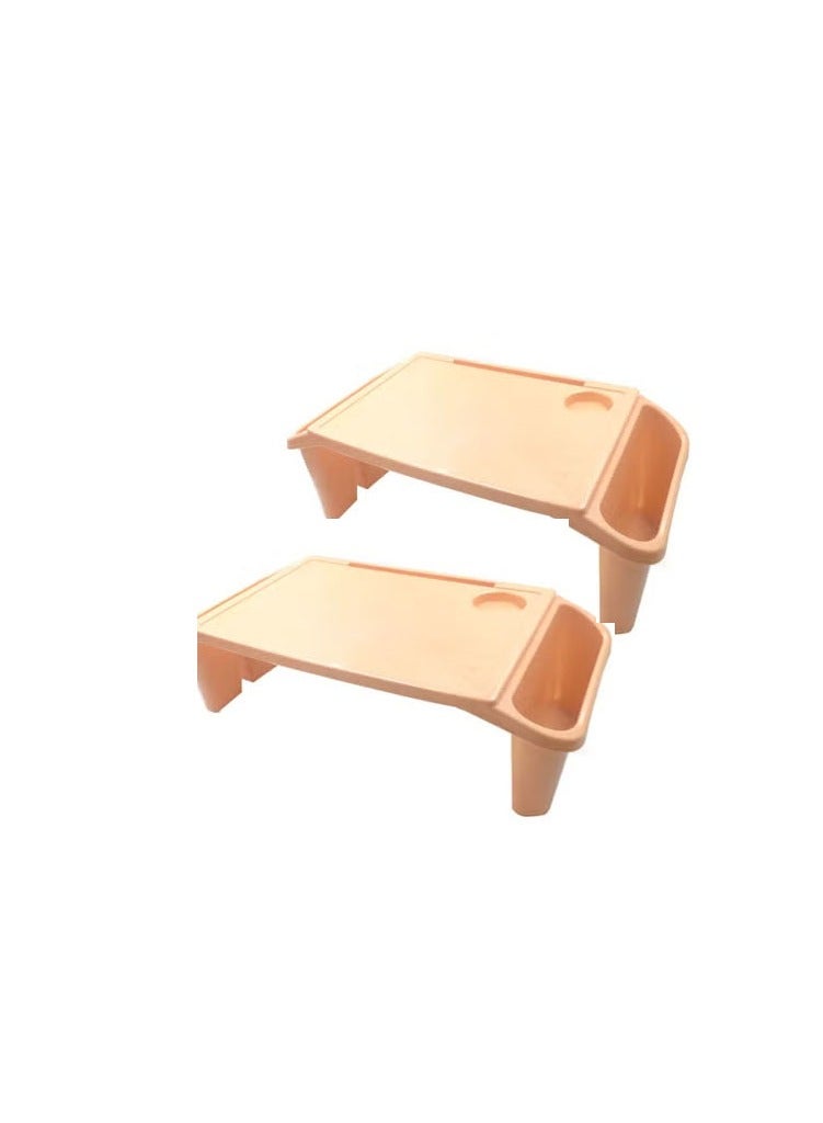 co arma A foldable school children's table contains additional storage space, dividers, and folds to save items