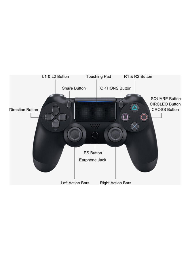 NIBEMINENT P4 BT Game Handle USB Wirelessly Rechargeable Gaming Controller Gamepad - Image 3