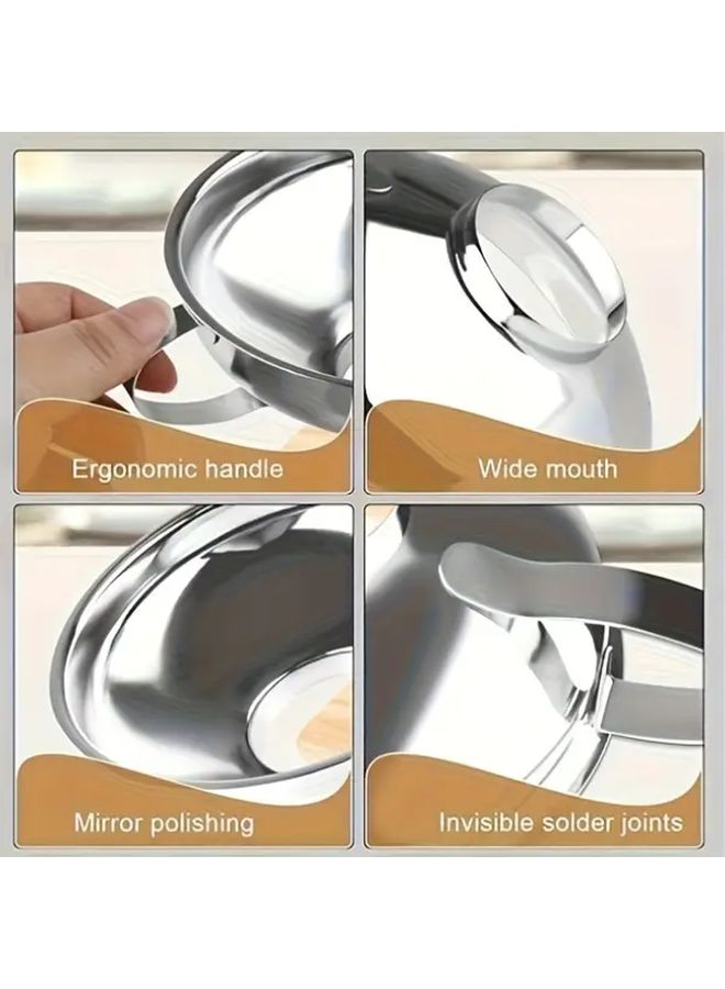 3Pcs Stainless Steel Canning Funnels With Strainer Wide Mouth Dishwasher Safe - Image 5