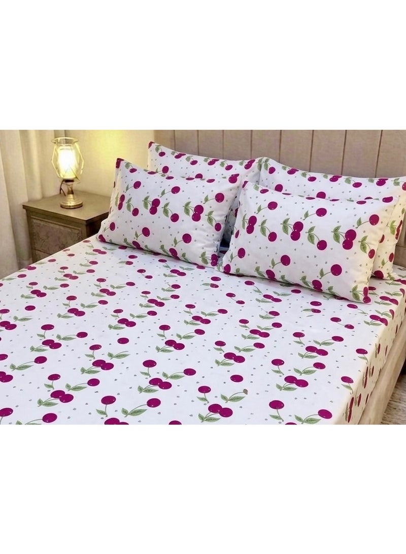 Turkish cotton sheet set, 4 pieces, size 240*270 - Image 2