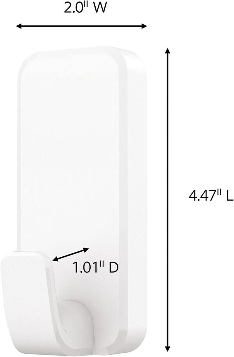 Command 10 lb XL Heavyweight Hook, 2 Wall Hooks and 6 Strips, Damage-Free Hanging with Adhesive, Heavy Duty Hanging Great for Organization and Storage - Image 2