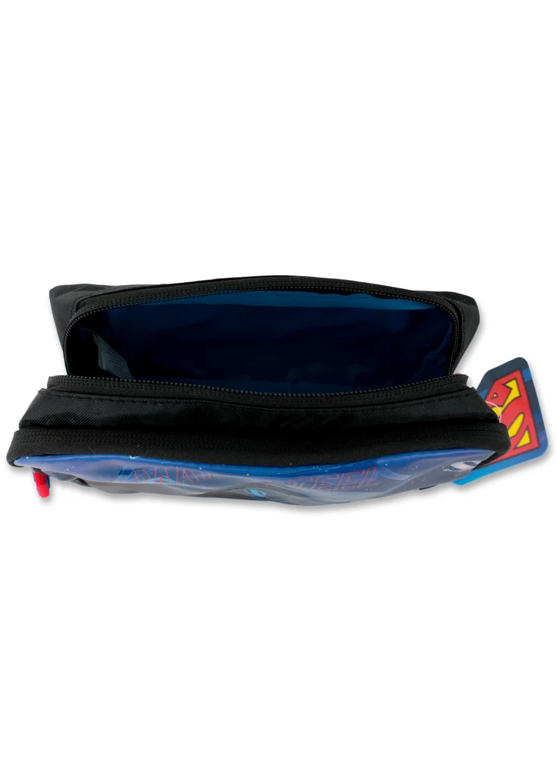 Trucare  Superman Supercharge Pencil Case 2 Compartment  | Best Price UAE