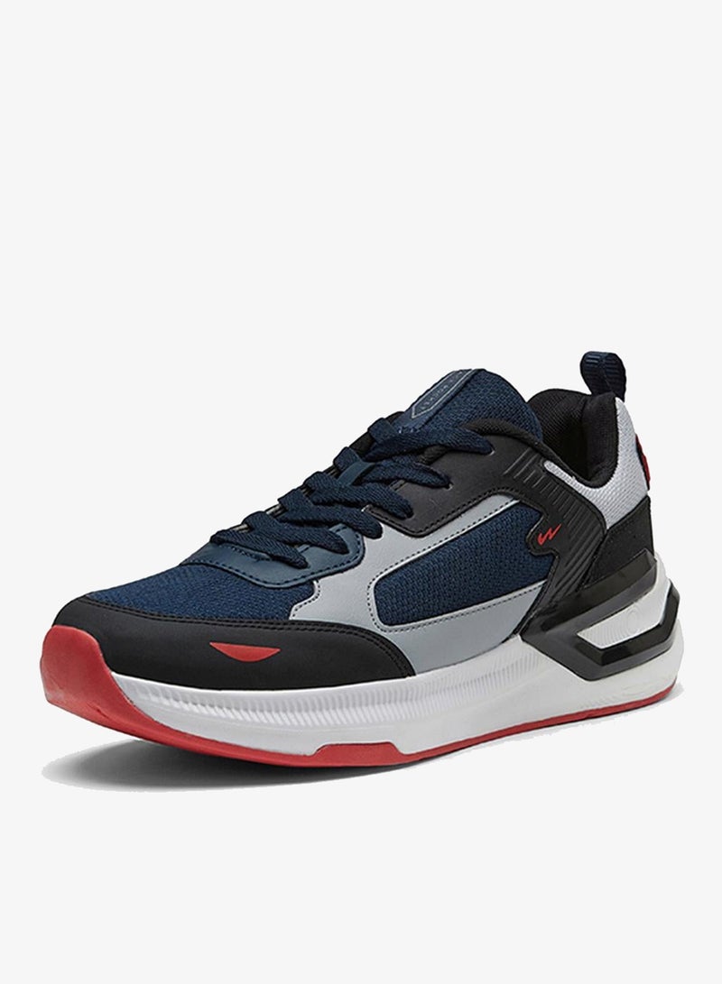 CAMPUS Men Cove Motion Massage Tech Lace-Up Sneakers-Dark Navy - Image 4