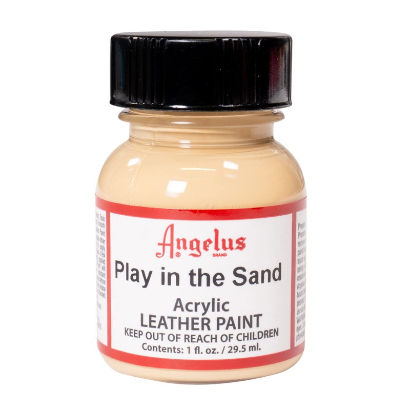 Angelus Acrylic Leather Paint 1 Fl Oz Pack of 1 Play in The Sand - Image 2