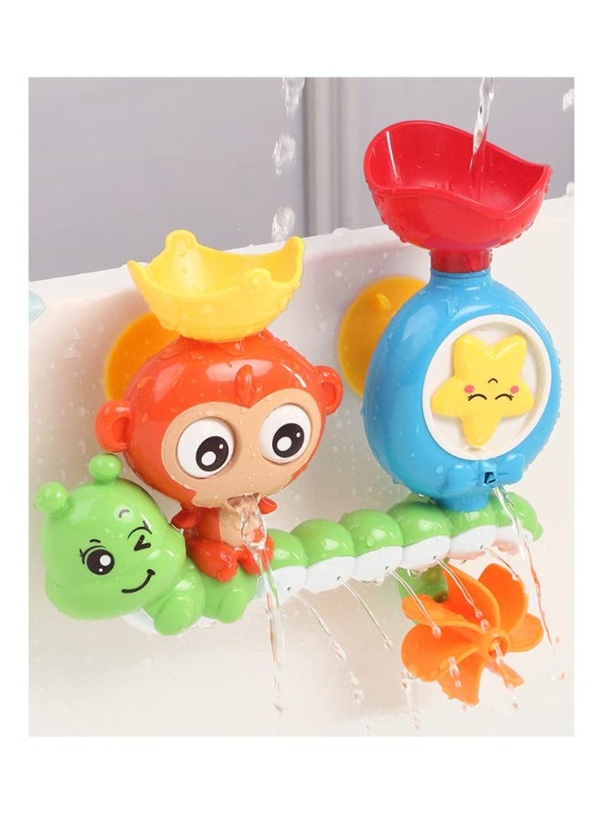 TOY GARDEN - Baby Bath Toy for Toddlers | Spinning Gear & Googly Eyes | Sensory Development Bath Tub Toy for Kids 2-5 Years | Engaging Bath Time Fun - Image 1