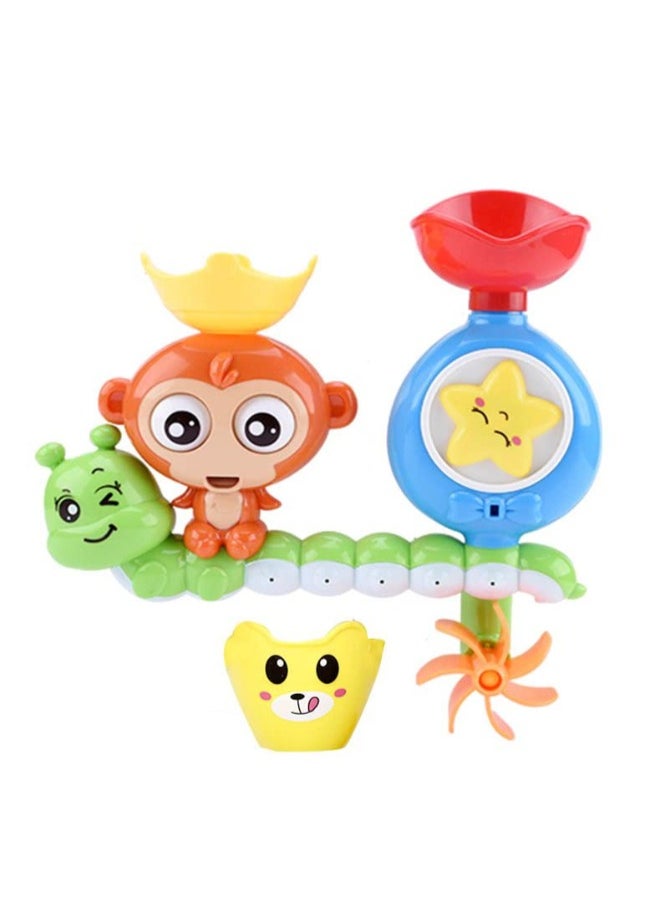TOY GARDEN - Baby Bath Toy for Toddlers | Spinning Gear & Googly Eyes | Sensory Development Bath Tub Toy for Kids 2-5 Years | Engaging Bath Time Fun - Image 1
