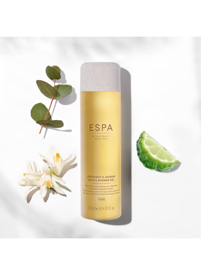 ESPA Bergamot and Jasmine Bath and Shower Gel 250ml - Image 3