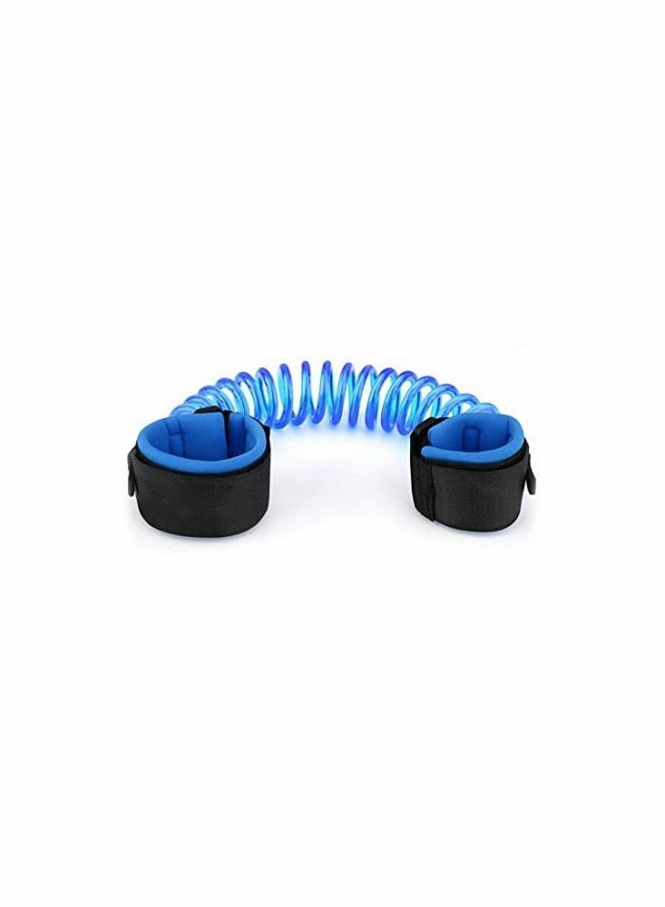 Excefore Anti Lost Wrist Link, Children Outdoor Safety Hook and Loop Wristband Leash Child Safety Harness for Kids and Toddlers, 1.5M Blue  - Image 1