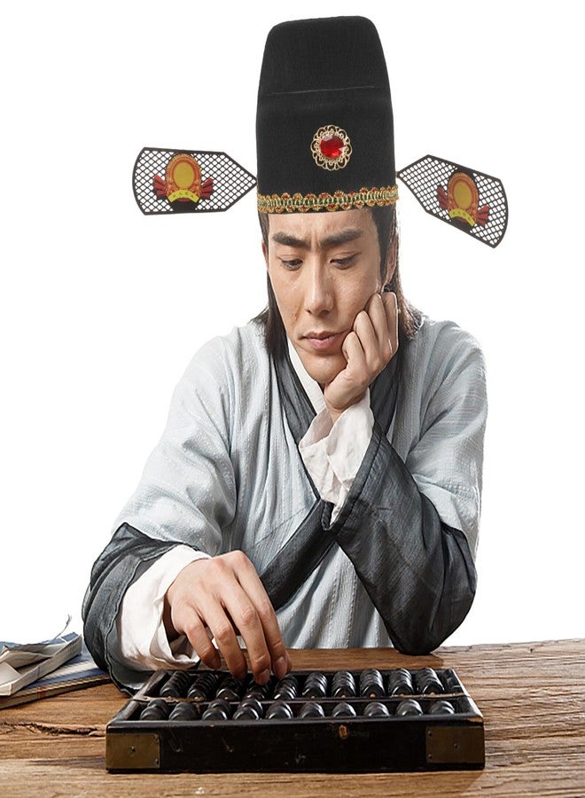 PRETYZOOM Ancient Scholar Cap Confucian Hat 18.9 Inch Vintage Chinese Hanfu Cosplay Headwear for Men Traditional Costume Party - Image 4