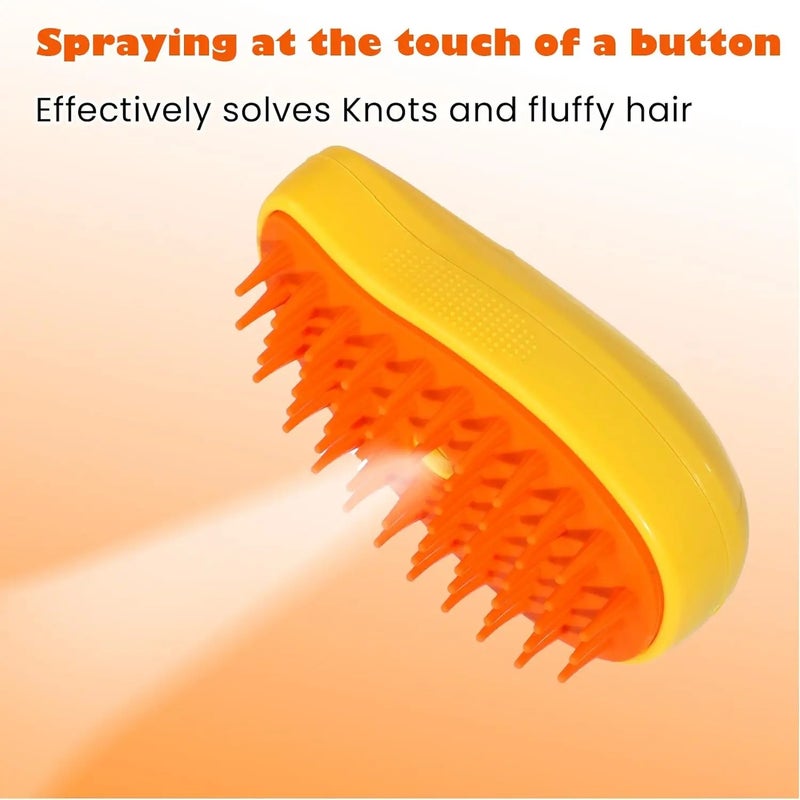Y&D 3-in-1 Steaming Cat Brush for Pet Hair Removal & Grooming - Hot Sale! Gentle Cat Hair Cleaner Brush with Water Spray, Effective Brushes for Cats & Dogs - Image 4