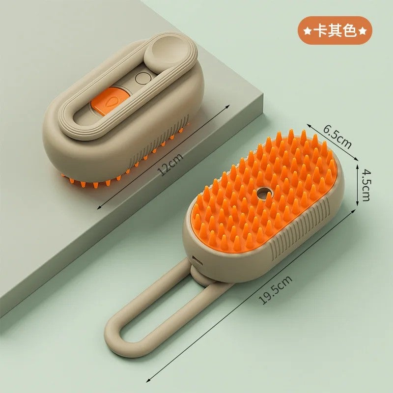Y&D 3-in-1 Steaming Cat Brush for Pet Hair Removal & Grooming - Hot Sale! Gentle Cat Hair Cleaner Brush with Water Spray, Effective Brushes for Cats & Dogs - Image 1