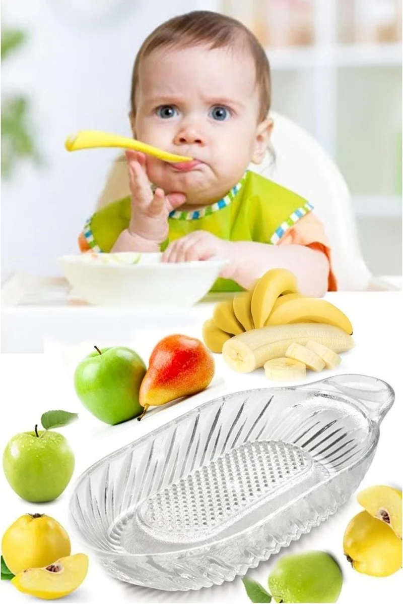 ELITE HOME Steamed Vegetables Boiling Apparatus + Baby Glass Apple Grater