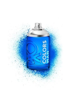 Benetton Men's Colors Blue EDT Spray100ml  - Image 2
