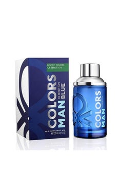 Benetton Men's Colors Blue EDT Spray100ml  - Image 1
