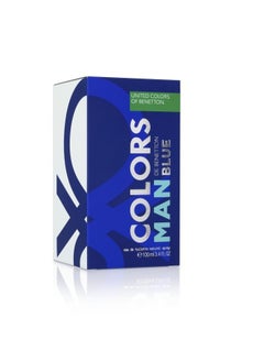 Benetton Men's Colors Blue EDT Spray100ml  - Image 3