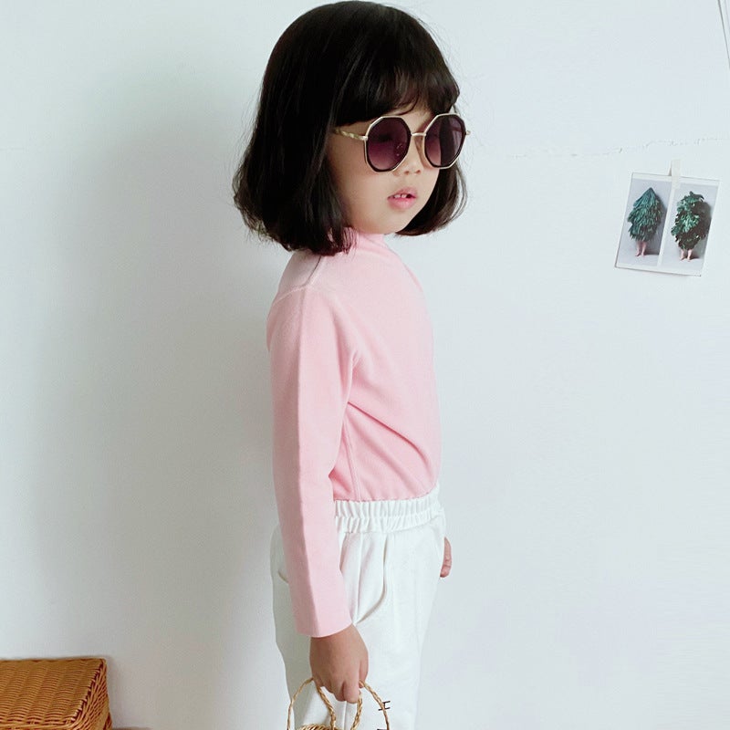 Boneless Children'S Clothing Baby T-Shirt Bottoming Shirt Baby Boys And Girls Warm Winter Clothes Warm Clothes - Image 4