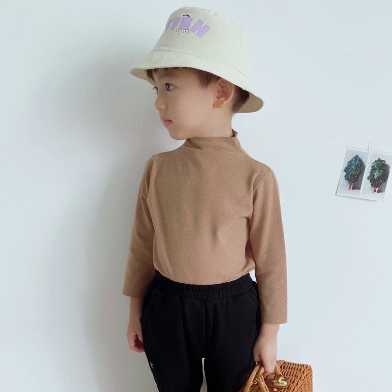 Boneless Children'S Clothing Baby T-Shirt Bottoming Shirt Baby Boys And Girls Warm Winter Clothes Warm Clothes - Image 3