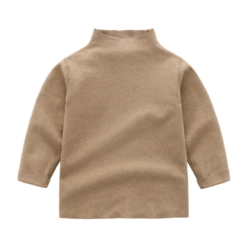 Boneless Children'S Clothing Baby T-Shirt Bottoming Shirt Baby Boys And Girls Warm Winter Clothes Warm Clothes - Image 1