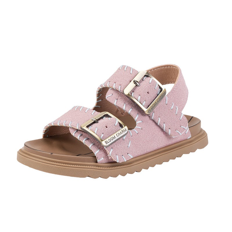 French Style One-Word Birkenth Slippers Women'S Outwear 2025 Spring And Cork Bocken Shoes Platform Beach Holiday Sandals - Image 1