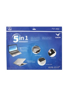 TAKEOFF Laptop Skin Protector Sticker 5 in 1 - Size 15.6  - Image 1