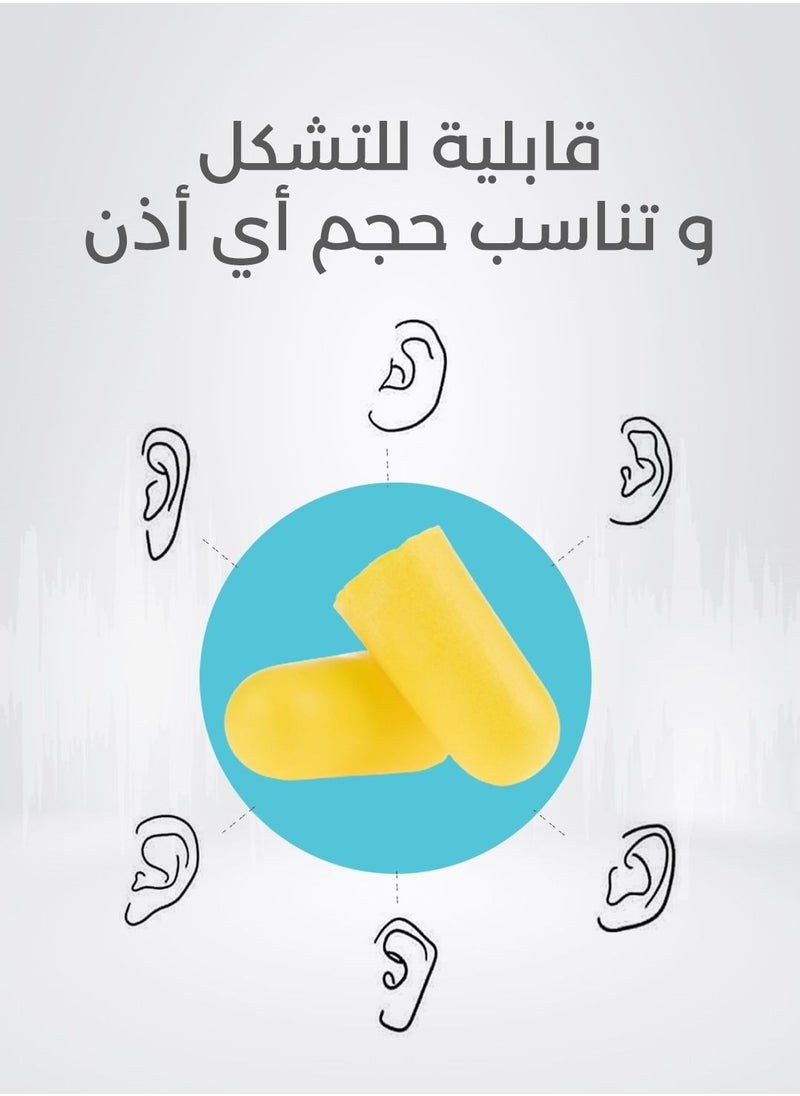 Generic - 5 Pairs of Earplugs, Earplugs for Sleeping, Earplugs for Swimming, Noise-Canceling Earplugs, Ultra-Soft, Reusable. Soundproof Earplugs, Swimming Earplugs, Earplugs, Earplugs for Children, Swimming Earplugs for Children. - Image 1