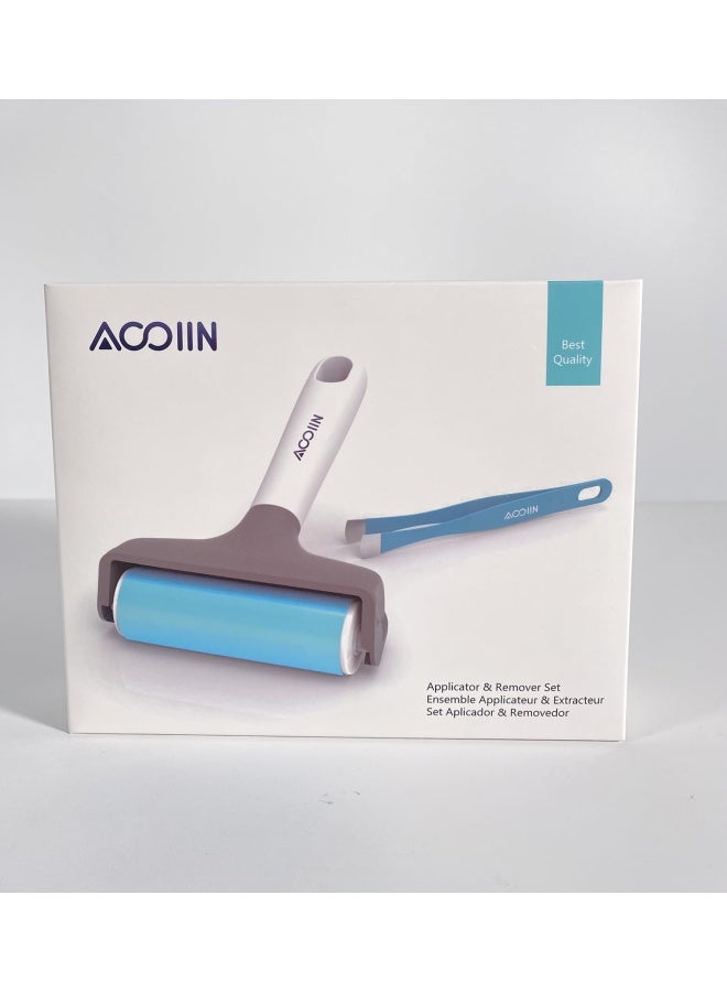 AOOIIN Rubber Brayer Roller Mat Tweezers Remover Tool Set Craft Stamping Brayers for CricutSilhouetteBrother and Printmaking - Image 5