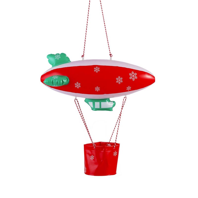 E-TING ETING Santa Clothing Accessories Inflatable Fire Balloon Ship Flying Boat for elf Doll Christmas DecorationDoll is not Included - Image 3
