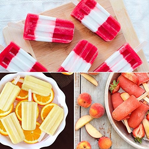 KTOJOY 100 Pcs Craft Sticks Ice Cream Natural Wood Popsicle Craft Sticks 4.5 inch Length Treat Ice Pop Sticks for DIY Crafts - Image 5