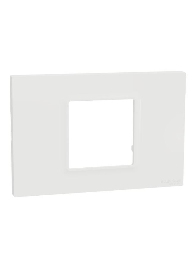 Schneider Electric Cover Frame, Miluz E, 2 Gang, White 